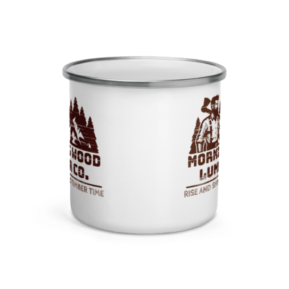 Morning Wood Lumber Co. – Enamel Mug - Image 3