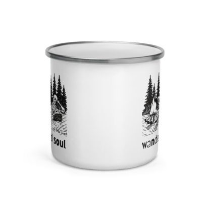 Life Was Good: Wandered Soul – Enamel Mug - Image 3