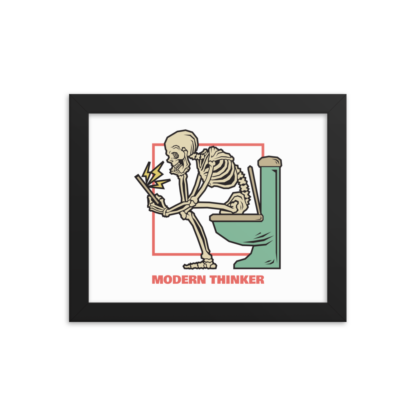 Modern Thinker - Framed poster - Image 2