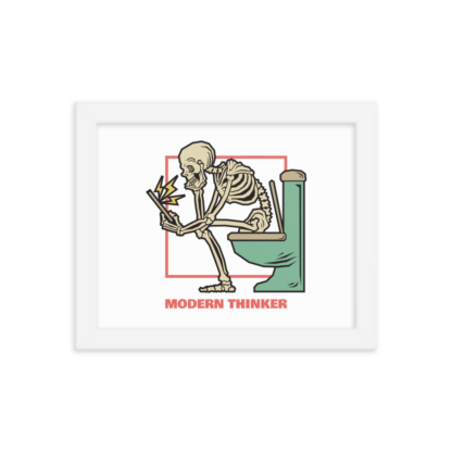 Modern Thinker - Framed poster - Image 5