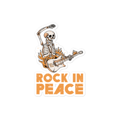 Life Was Good: Rock in Peace - Bubble-free stickers