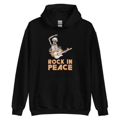 Life Was Good: Rock in Peace – Unisex Hoodie - Image 2