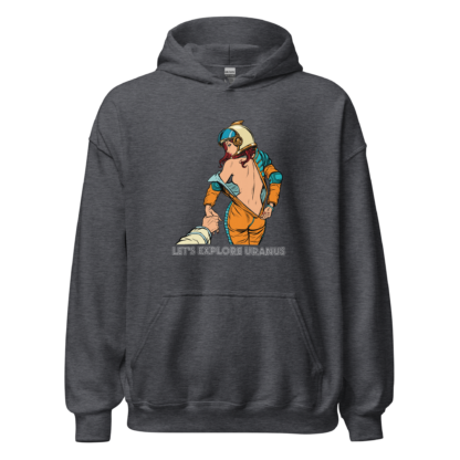 Let's Explore Uranus Unisex Hoodie - Image 4