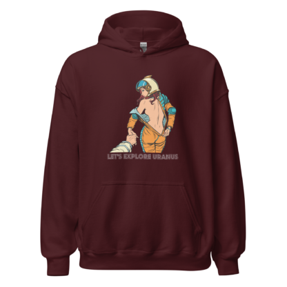 Let's Explore Uranus Unisex Hoodie - Image 3