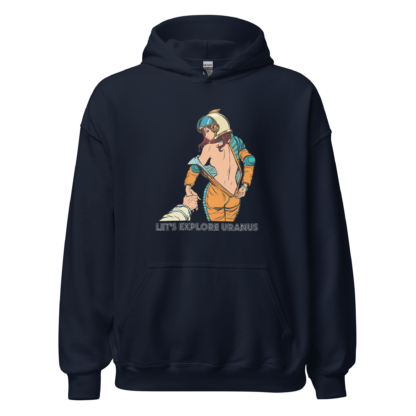 Let's Explore Uranus Unisex Hoodie - Image 2