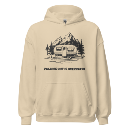 Pulling Out Is Overrated Unisex Hoodie - Image 4