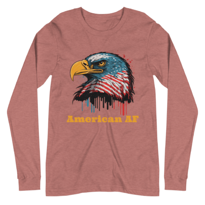 American AF - Unisex Long Sleeve Tee - Image 4