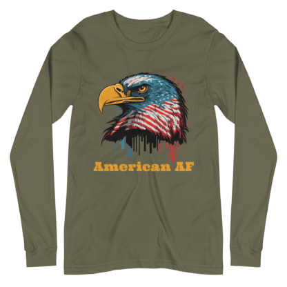 American AF - Unisex Long Sleeve Tee - Image 3