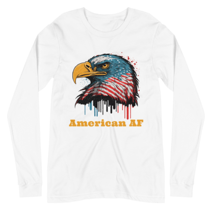 American AF - Unisex Long Sleeve Tee - Image 6