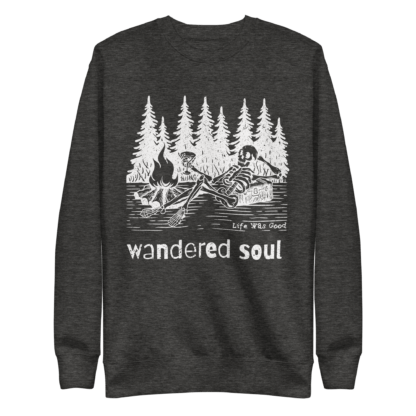 Life Was Good: Wandered Soul – Unisex Premium Sweatshirt - Image 3