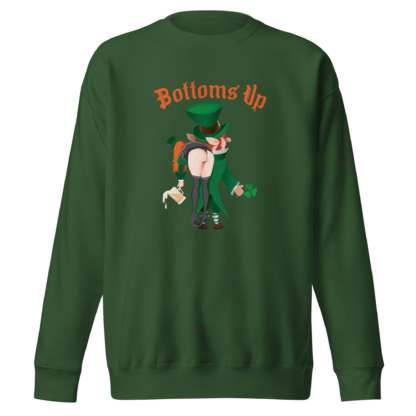 Bottoms Up - Unisex Premium Sweatshirt - Image 4