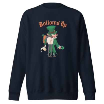 Bottoms Up - Unisex Premium Sweatshirt - Image 2