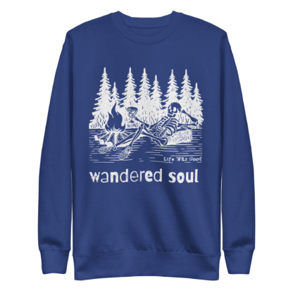 Life Was Good: Wandered Soul – Unisex Premium Sweatshirt - Image 4