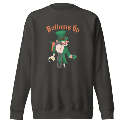 Bottoms Up - Unisex Premium Sweatshirt - Image 3