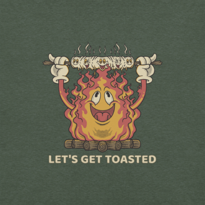 Let’s Get Toasted Unisex t-shirt - Image 2