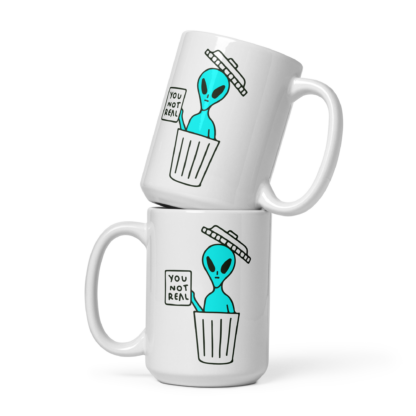 Trash Talker white glossy mug - Image 3