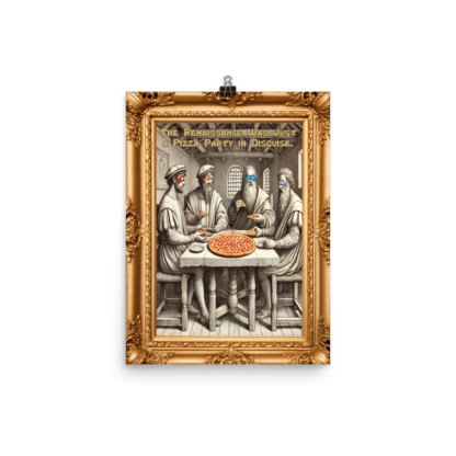 Renaissance Pizza Party – Poster