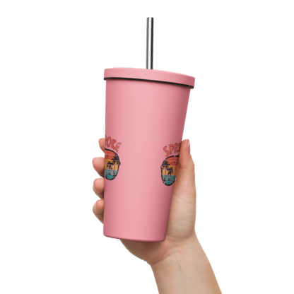 Spring Broke - Insulated tumbler with a straw - Image 5