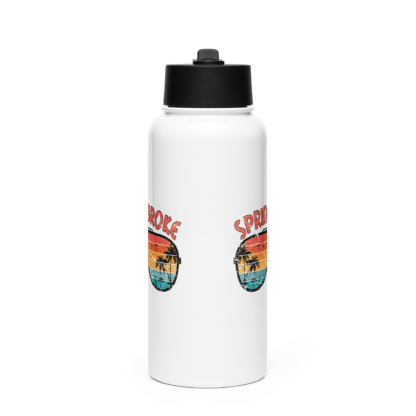 Spring Broke - Stainless steel water bottle with a straw lid - Image 2