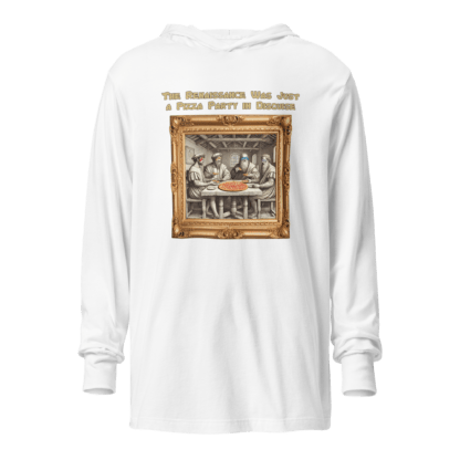 Renaissance Pizza Party – Hooded long-sleeve tee - Image 6