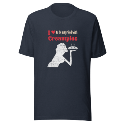 I ❤️ to be Surprised with Creampies - Unisex t-shirt - Image 5