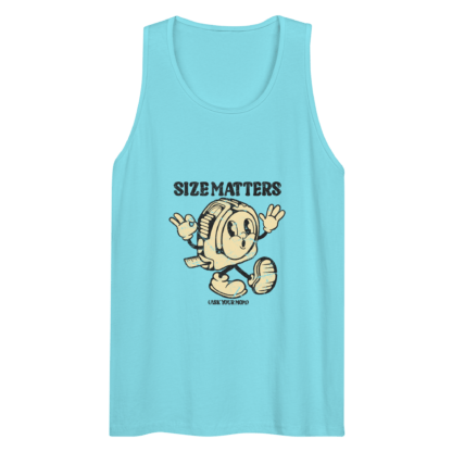 Size Matters (Ask Your Mom) - Men’s premium tank top - Image 4