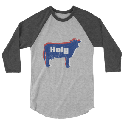 Holy Cow - 3/4 sleeve raglan shirt - Image 3