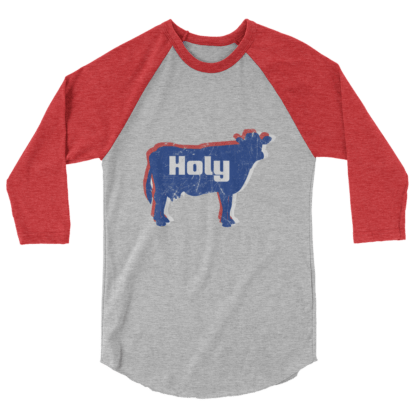 Holy Cow - 3/4 sleeve raglan shirt - Image 2