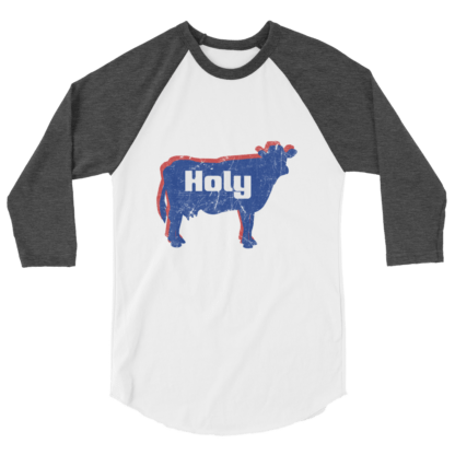 Holy Cow - 3/4 sleeve raglan shirt - Image 7