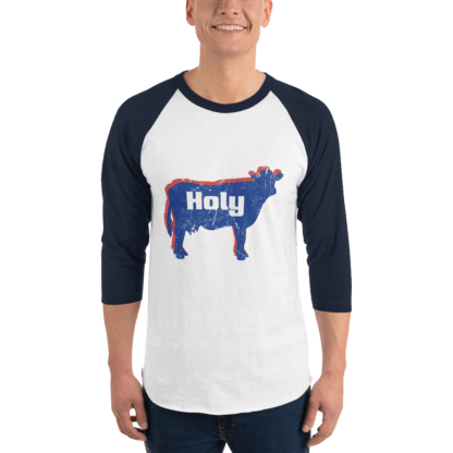 Holy Cow - 3/4 sleeve raglan shirt - Image 8