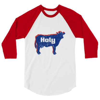 Holy Cow - 3/4 sleeve raglan shirt - Image 6