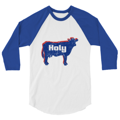 Holy Cow - 3/4 sleeve raglan shirt - Image 5