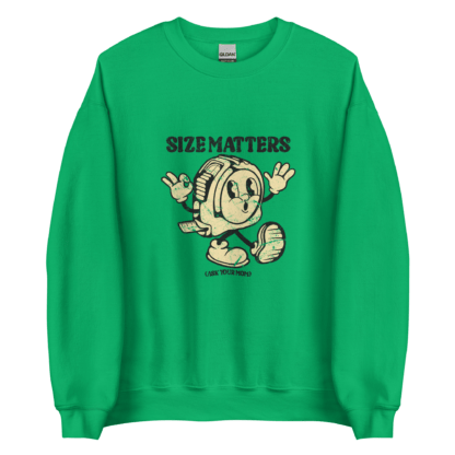 Size Matters (Ask Your Mom) - Unisex Sweatshirt - Image 2