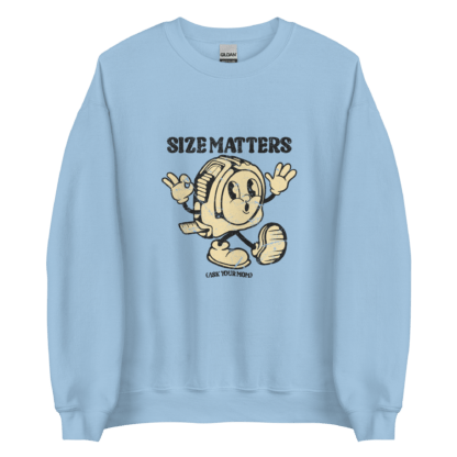 Size Matters (Ask Your Mom) - Unisex Sweatshirt - Image 3