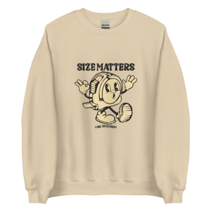 Size Matters (Ask Your Mom) - Unisex Sweatshirt - Image 5