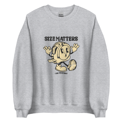 Size Matters (Ask Your Mom) - Unisex Sweatshirt - Image 4