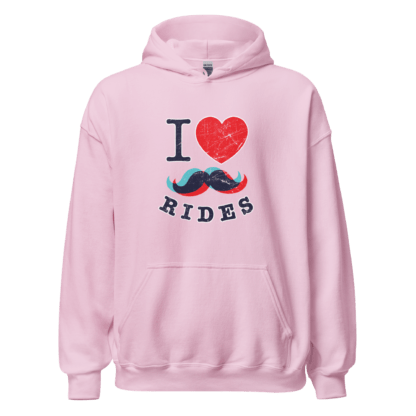 I Love Mustache Rides - Unisex Hoodie - Image 7